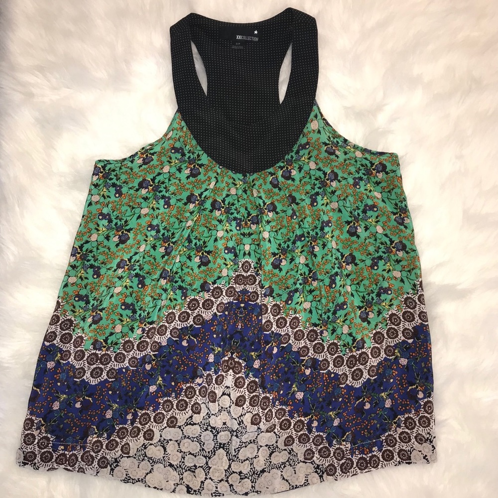 🌴3/$20 XXICollection 100% Silk Boho Blouse